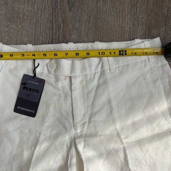 Studiosuits White Linen Pants - Picture 8 of 8